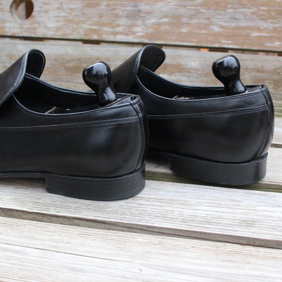 Barker Black Leather Formal Slip-On Dress Shoe, Men's 10 UK, Made in England - Picture 5 of 13